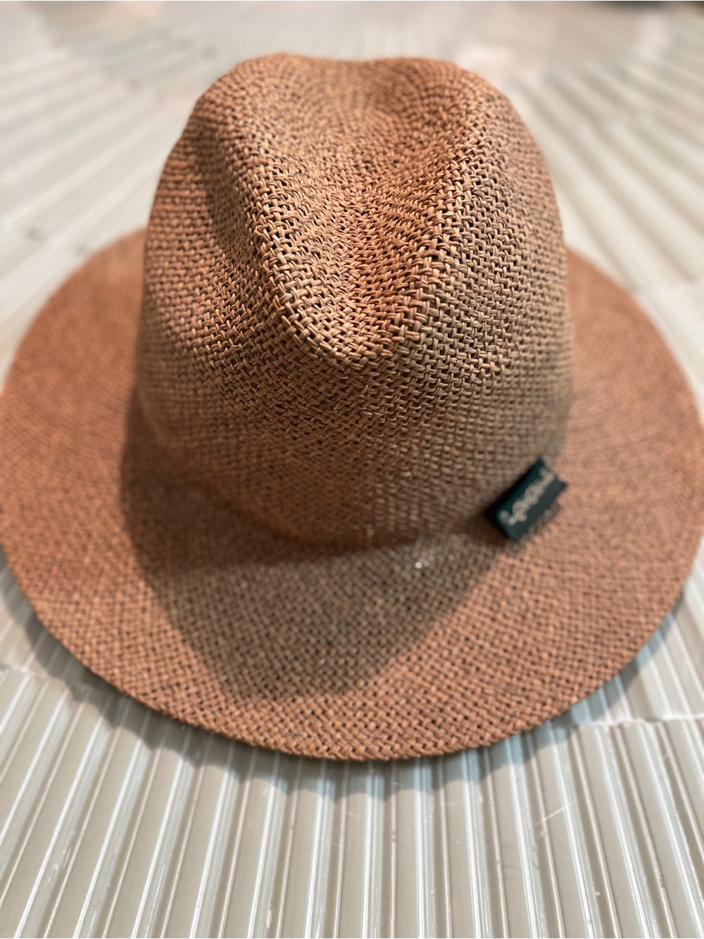 chic Men’s Woven Fedora - Tan